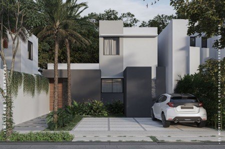 Casa en venta Caucel Merida de 2 plantas y recamara en planta baja